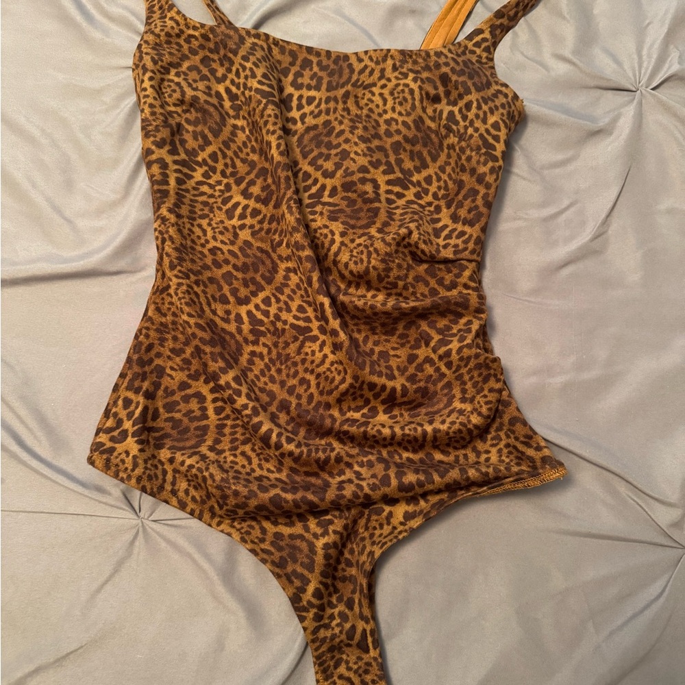 Vici Leopard Print Bodysuit